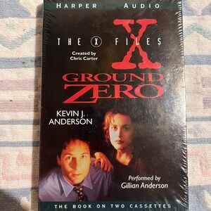 The X-Files Ground Zero Audiobook Cassettes Gillian Anderson Sealed New